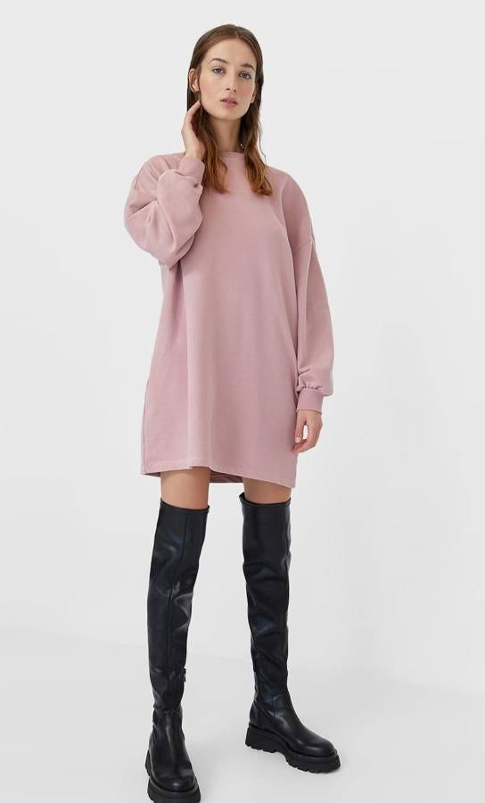 Vestido tipo jersey stradivarius on sale